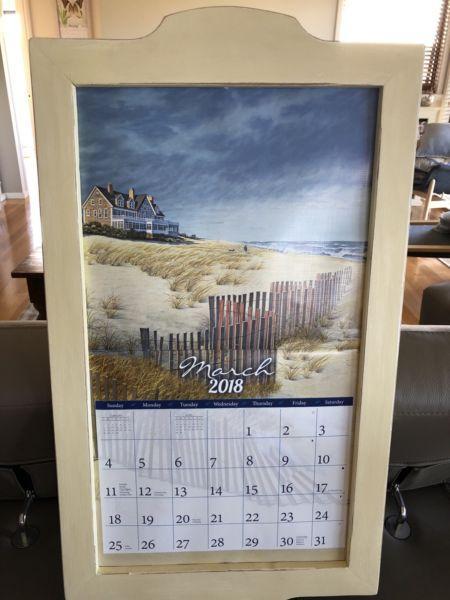 Calendar frame/holder
