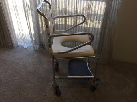 Shower commode chair