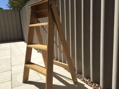 Handmade Wooden Step Ladder