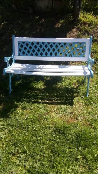 Cast iron garden seat