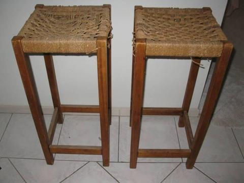 breakfast bar stools/potplant stands