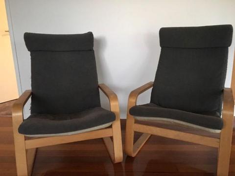 IKEA Poang Chairs - $45 for the pair