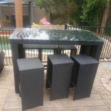 Outdoor setting 6 seater