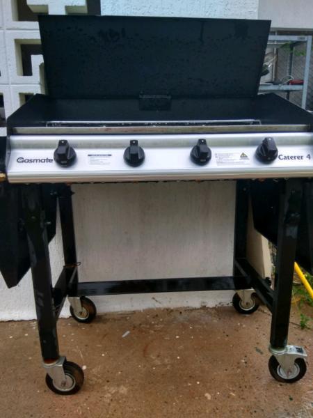 Stainless steel plate barbecue