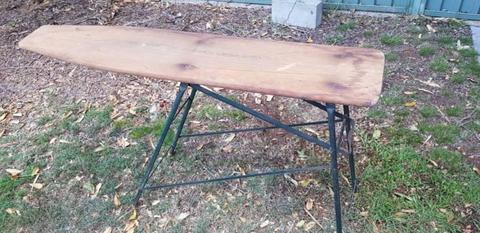 1950's Vintage Retro Wooden Ironing Board