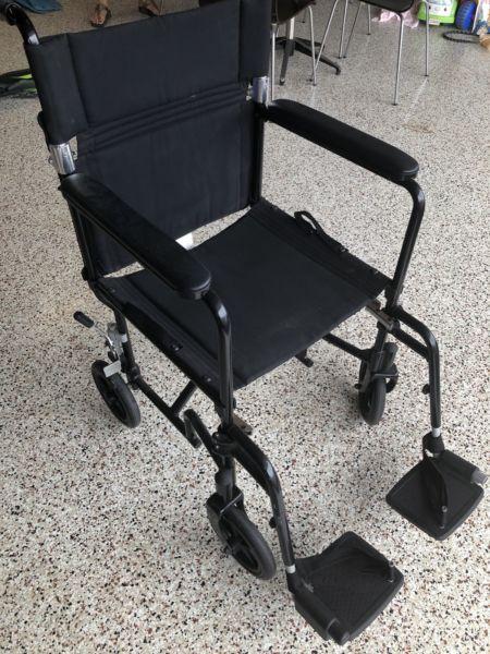 Push wheelchair - collapsible