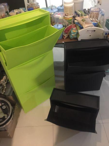 IKEA stacking shoe boxes