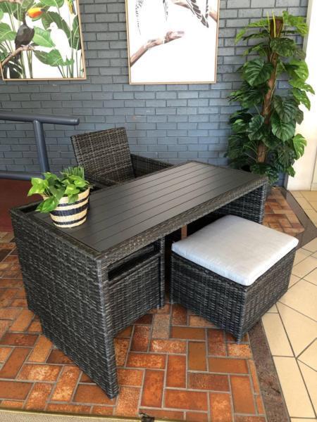 Spacesaver 5pc Balcony Outdoor Setting