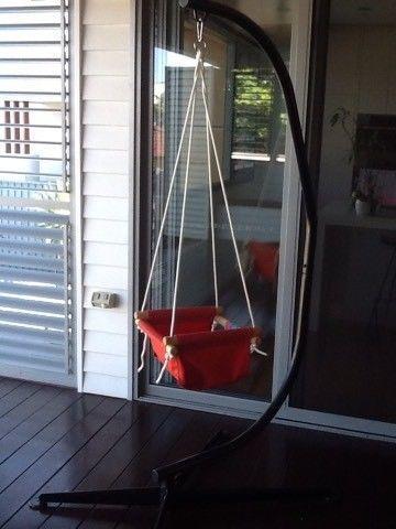 Black Metal Swing Chair Frame - Hanging Frame $150