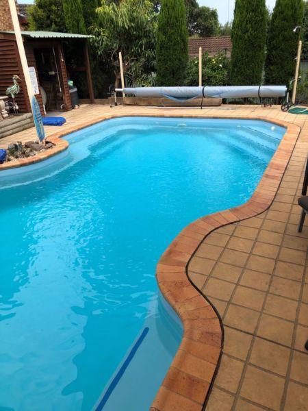 Swimming Pool Cover and Roller