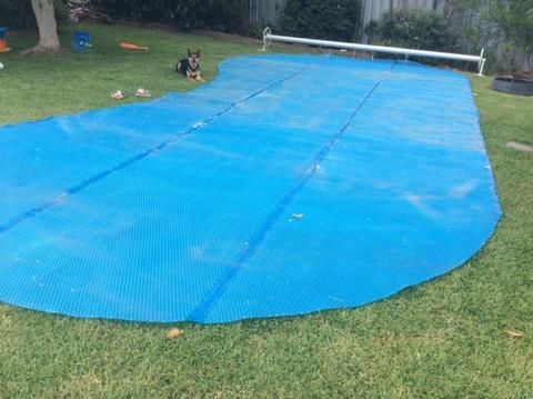 Pool Cover and Roller