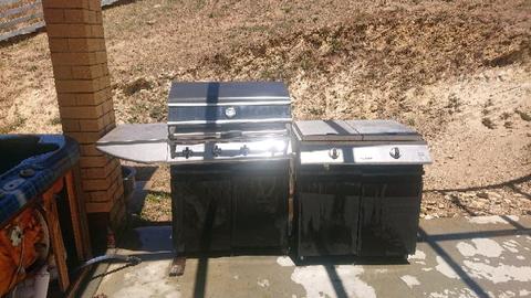 Bbq, outdoor kitchen barbeque