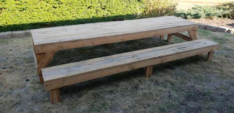 Rustic Upcycled Pallet Outdoor Settings x 2