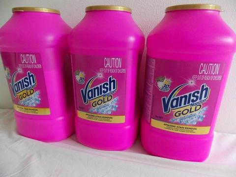 Brand new Vanish 3KG stain remover - 3 x 3kg containers