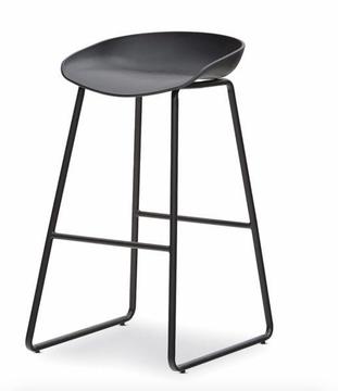 Designer black bar stool