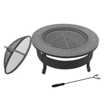 New Round Outdoor Fire Pit BBQ With Free Delivery