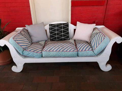 Daybed with cushions