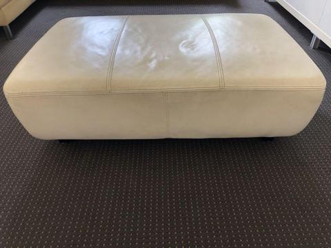 Leather ottoman 1160 mm x 760