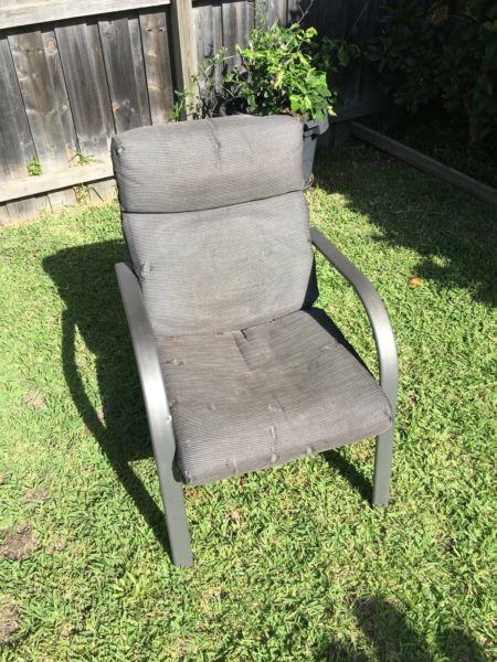 Pair of aluminium garden chairs - free :)