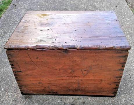 Antique Pine Box/Chest