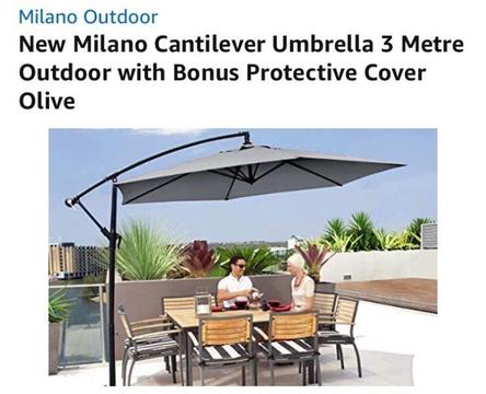 Milano Outdoor Umbrella (cantilever)