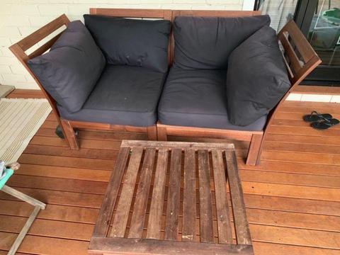 Ikea outdoor couch