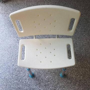 AQUASENSE Bath Shower Seat with Back Excellent Condition