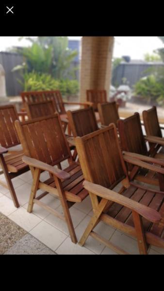 x8 Jarrah Outdoor Chairs