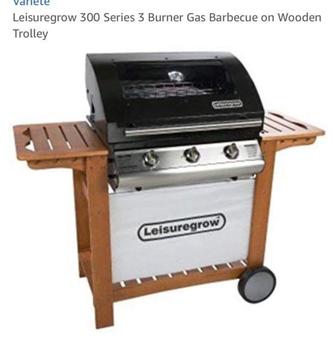 Leisuregrow Barbecue series 300 with gas bottle