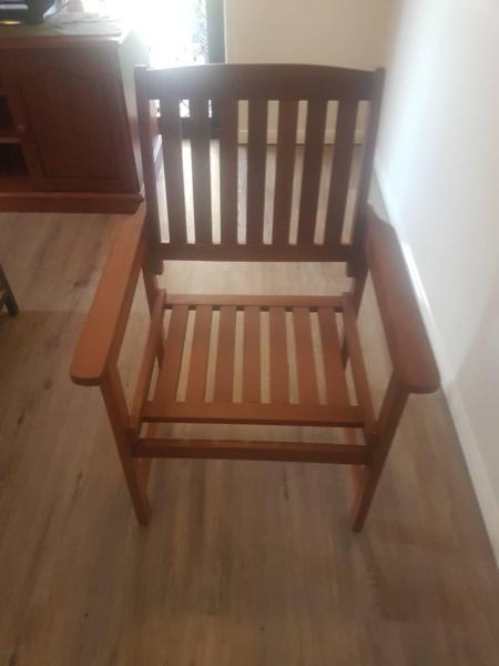 single wooden chairs