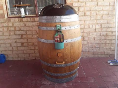 BBQ Wine barrel