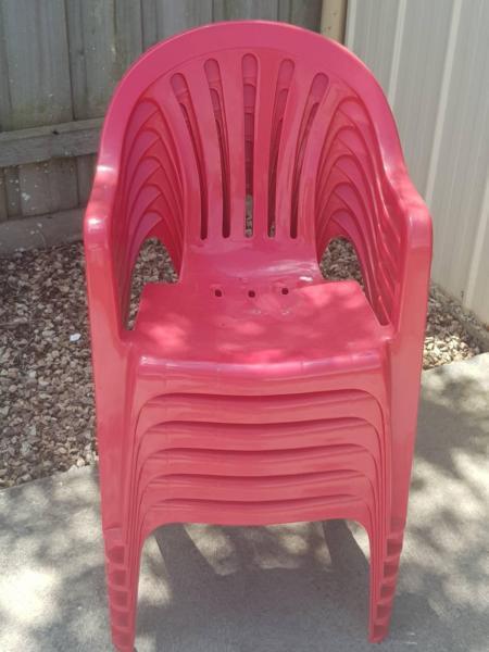 Kids Outdoor Chairs x 6