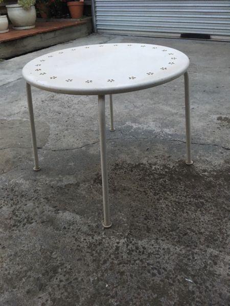 Small outdoor table
