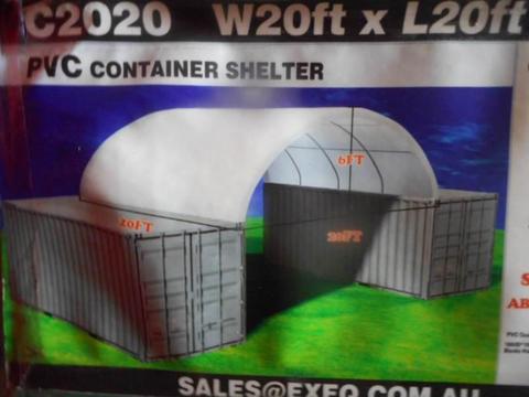 Shipping Container Cover 20 feet x 20 feet.Unused