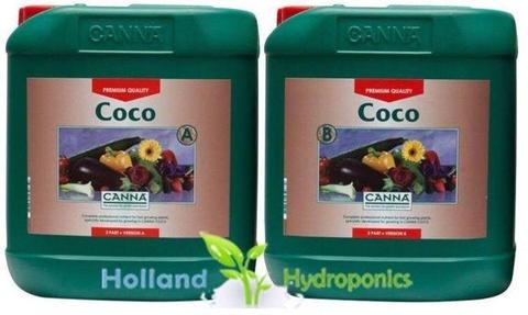 20L CANNA COCO A&B 2 PART NUTRIENT INDOOR PLANTS GROW HYDROPONIC