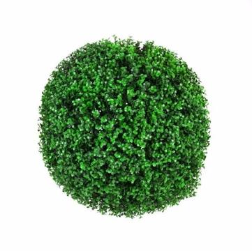 Large Green Leaf Buxus 'Faulkner' Topiary Ball 48cm UV Stabilis