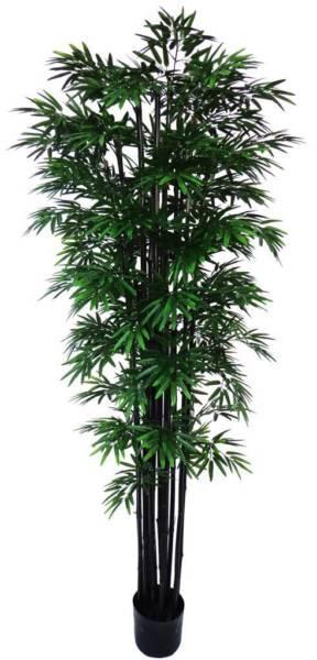 UV Stabilized Artificial Japanese Bamboo On A Black Trunk 2.1m