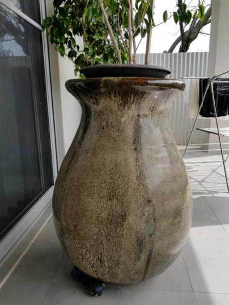 Large Glazed Pot