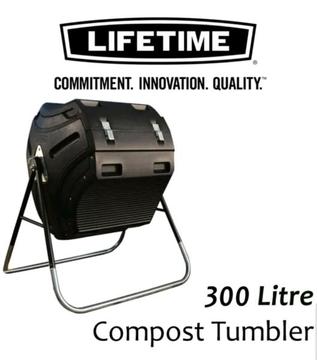 LIFTIME COMPOST TUMBLER 300L GREAT FOR GARDENING