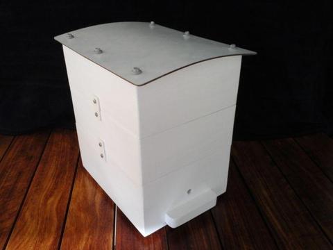 Native bee hive box