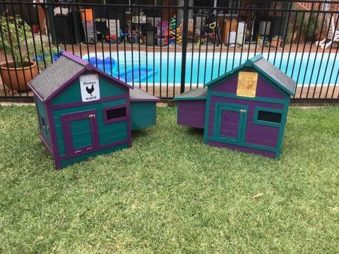 2 x Chook Houses & Accessories