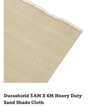 Durashield 3.6M X 6M Heavy Duty Sand Shade Cloth