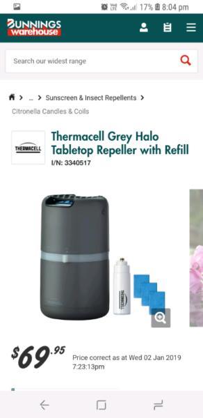 Thermacell Mozzie Repellant