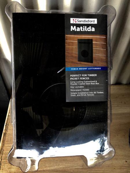Letterbox Matte Black Matilda Bunnings