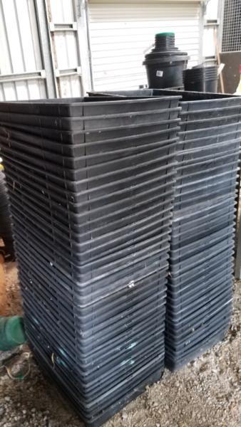 Plant Trays x 80 - Mostly Unused