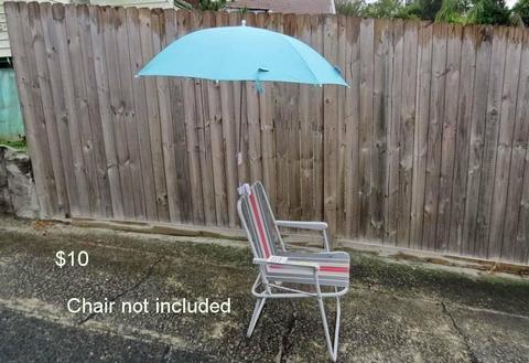 Sun chair umbrella
