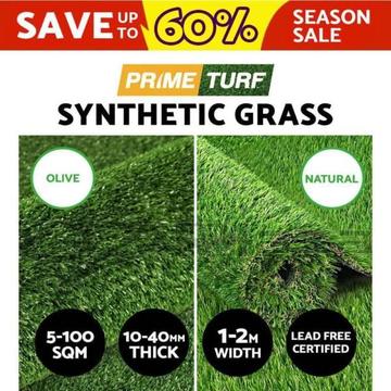 Primeturf 5-100SQM Synthetic Grass Artificial Turf Plastic Fake P