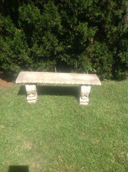 Concrete Garden Seat / Bench