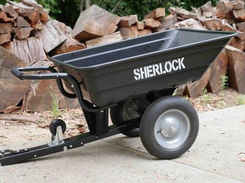 Garden Cart - Sherlock 120L Push/Tow Poly Cart