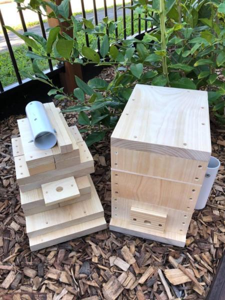Stingless Native OATH Bee Hive | Do It Yourself BeeHive Kit